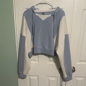 Chic Two-Tone Women's Hoodie